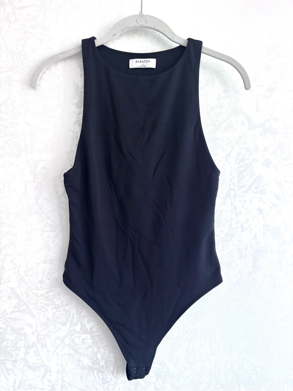 Aritzia Babaton Contour Muscle Bodysuit Black Size S Sleeveless